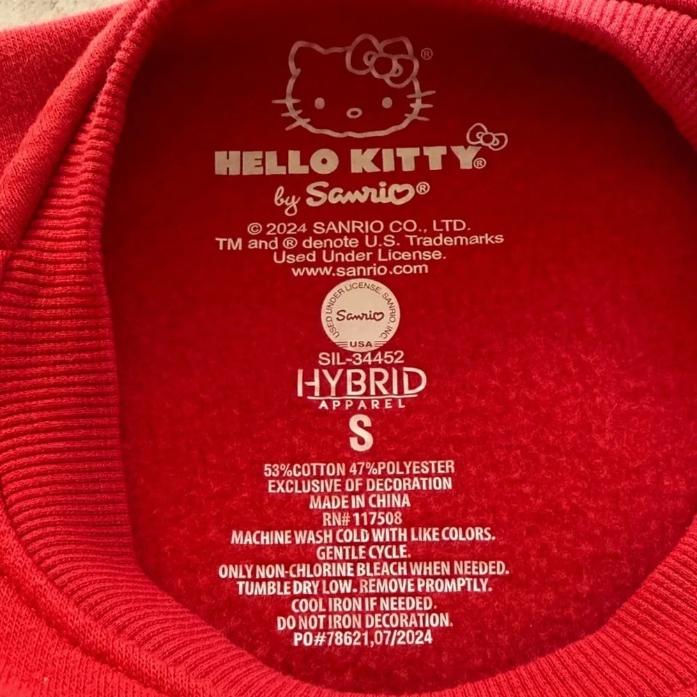Hello Kitty Christmas Red Sweatshirt for Kids